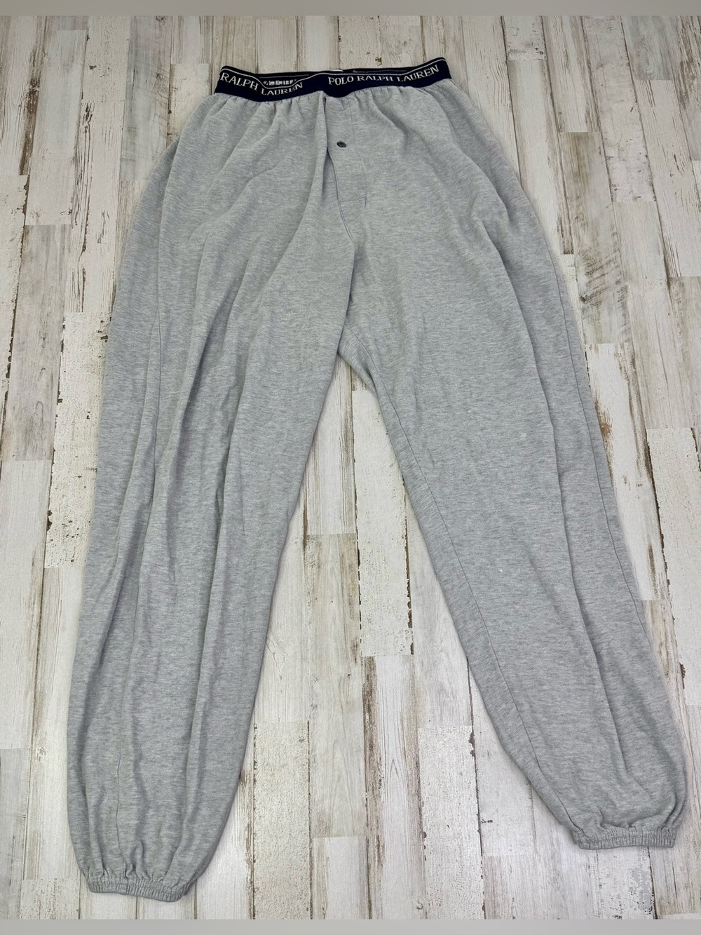 Polo Ralph Lauren Sleepwear Men S Gray Jogger Pajama Pants Logo